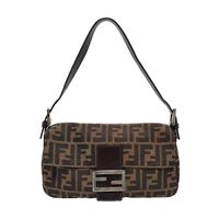 Fendi Baguette en toile Zucca