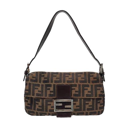 Fendi Baguette en toile Zucca