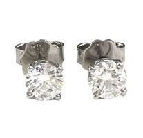 0.80ct. D/SI Diamantohrstecker Weissgold, statt 5.900 CHF