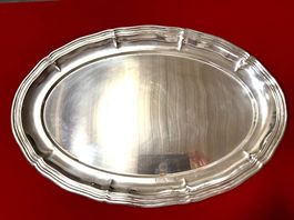 Tablett versilbert 43 cm, SIGG Switzerland 1930-1950