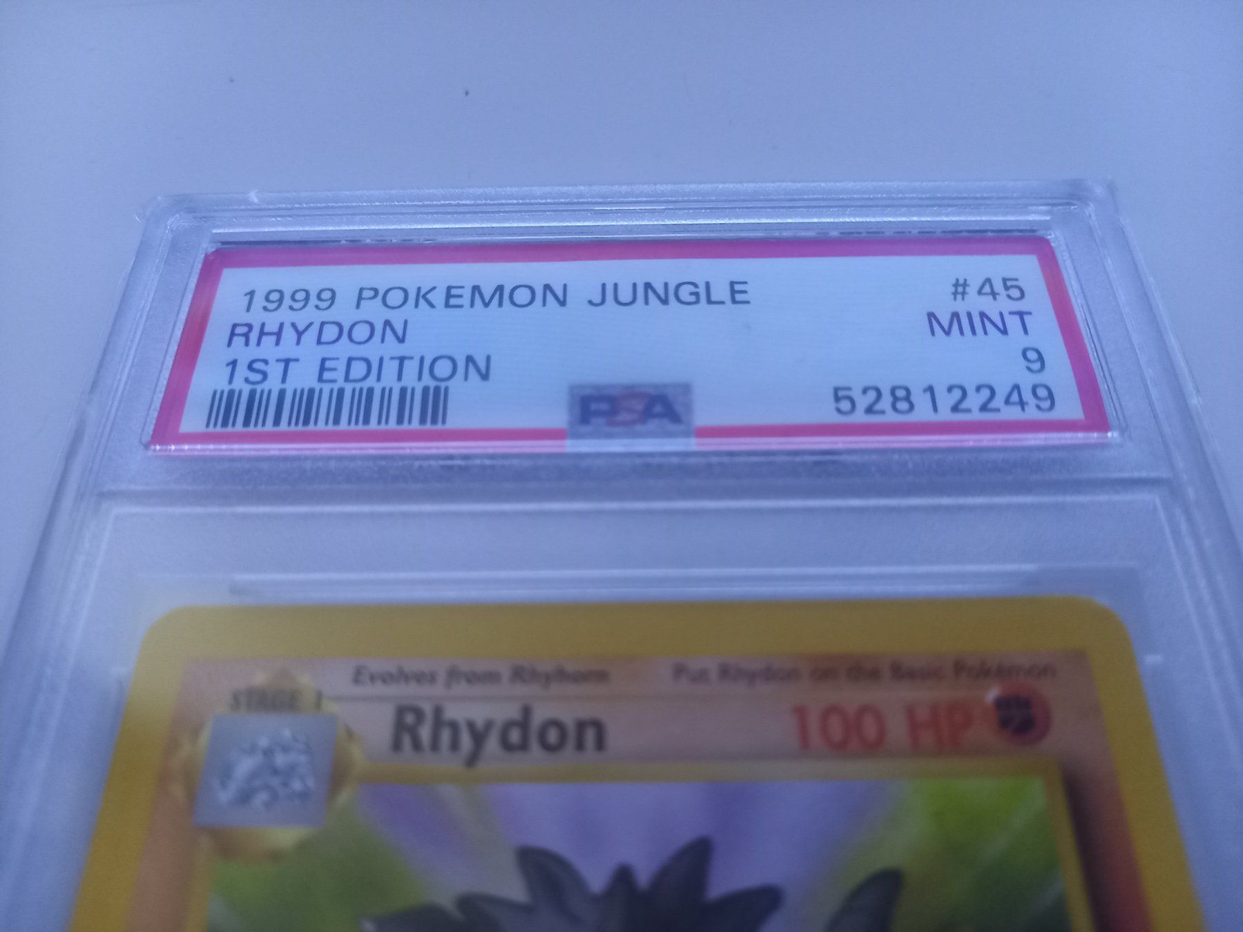 Pokémon Carte collezionabili: Rhydon #45 -1999 - Jungle 1ST Edition - EN - PSA 9 – Nuovo (secondo la descrizione) da Genève venduto da eti_lnc7 1