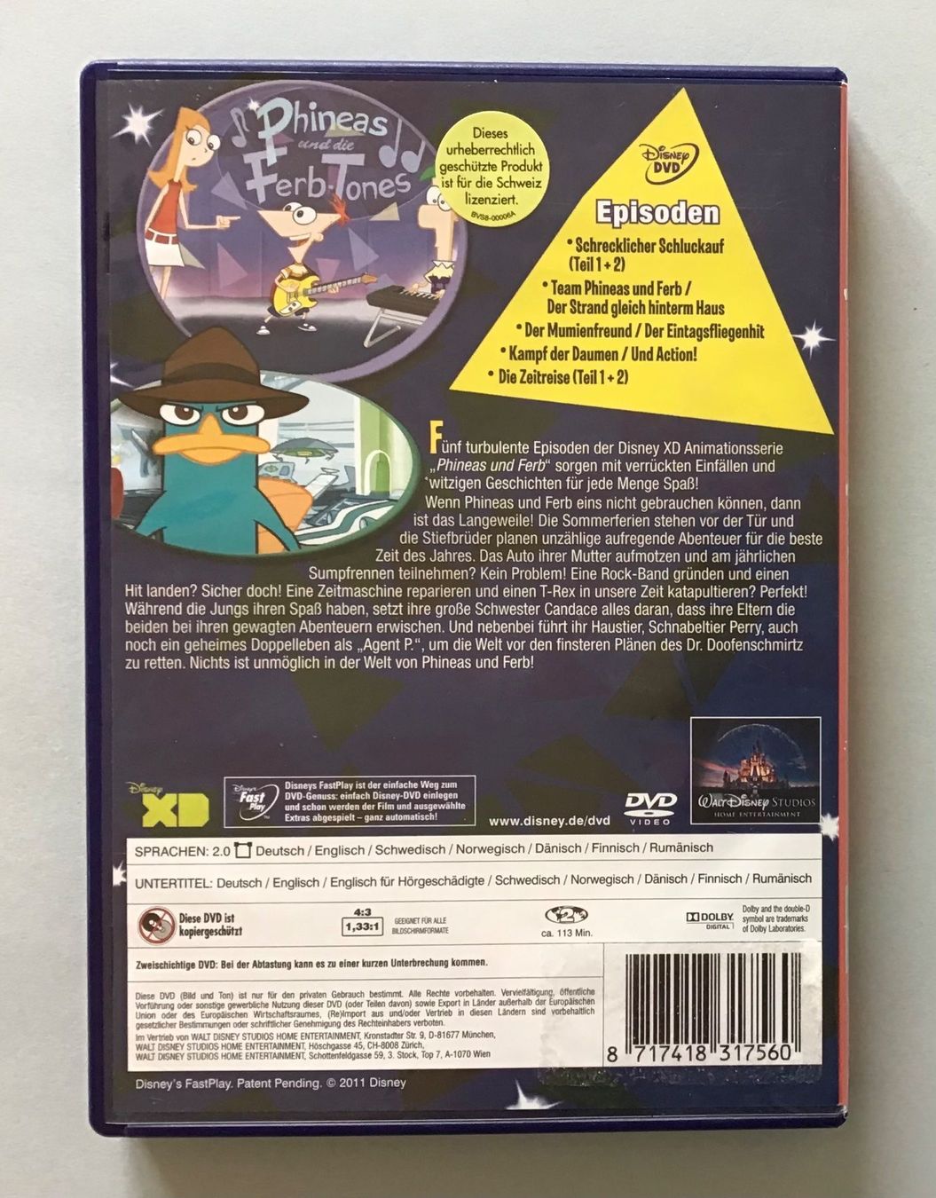 Tutti i DVDs: Phineas und Ferb (von Disney) – Usato da Bubendorf venduto da Alpenheidi 1