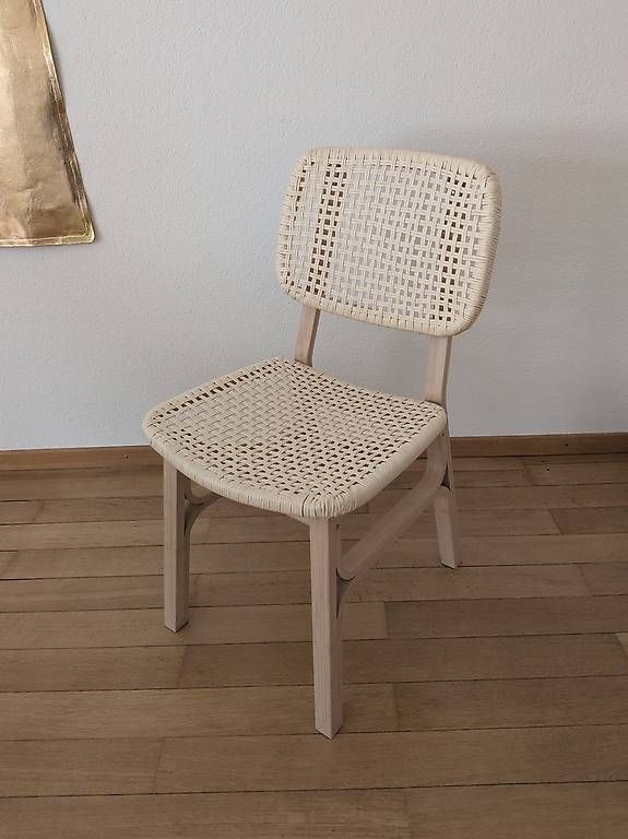 Ikea Sedie: Ikea Stuhl Holz Papier beige – Usato da Bern venduto da samtgrau