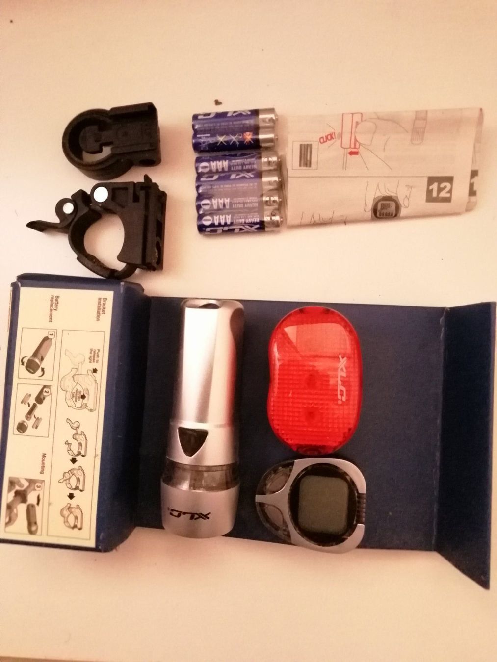 Pezzi di ricambio: SMART/XLC LED-Lichtset/Velocomputer NEU – Nuovo (secondo la descrizione) da Rüti ZH venduto da Velo-Jimmy