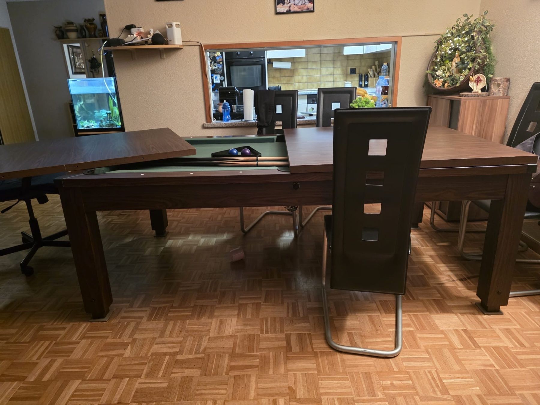 Tavoli: Billiard-/Esstisch, Echtholz 208x114x80 – Usato da Wohlen AG venduto da rob_csw7 3