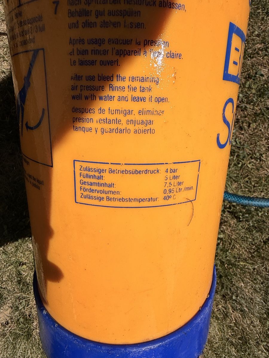 Tecnologia medica: Birchmeier Gartenspritze 5l – Usato da Birmenstorf AG venduto da foensi007 1