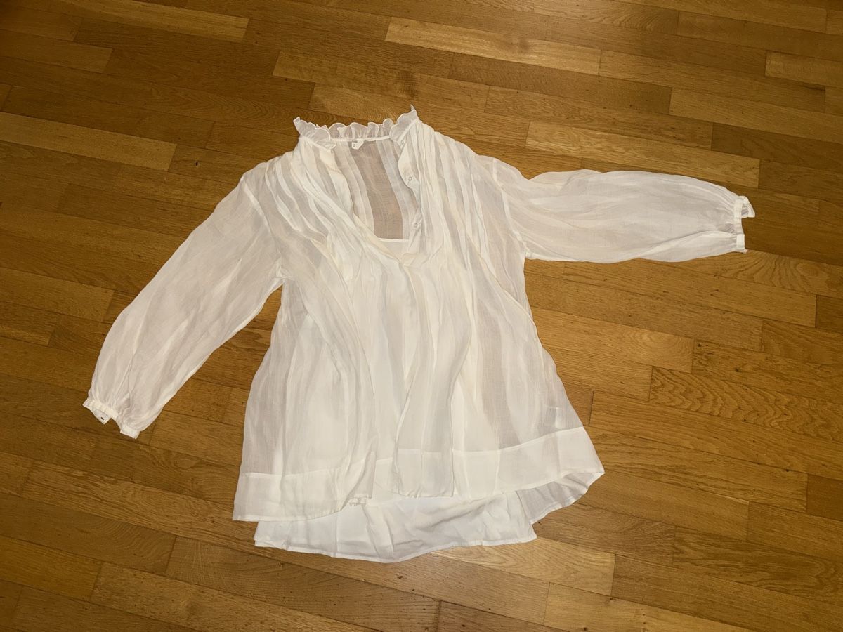 H&M Kleider: Sommerkleid H&M S Blouse Weiss – Gebraucht aus Zug von MC2CC