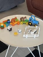 LEGO Duplo Ferme Tracteur Vache Cheval Mouton Vendu en l'éta