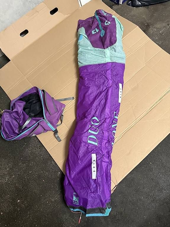 Aquilone: Kite Duotone DICE 2021 mit Bag 13m2 – Usato da Wettingen venduto da Dobleday 2