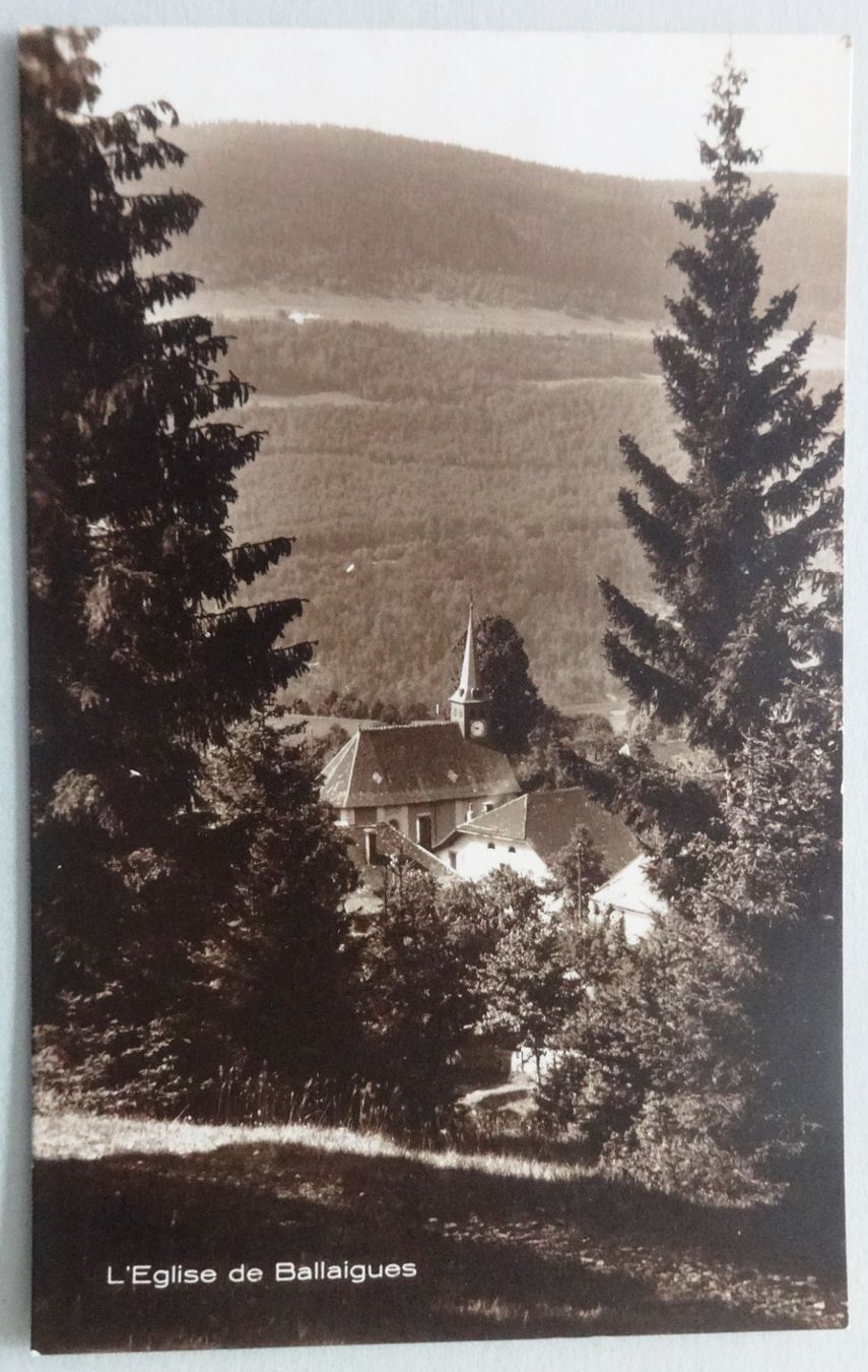 Cartes postales: L' Eglise de Ballaigues – D'occasion à Fétigny par Billy2miny