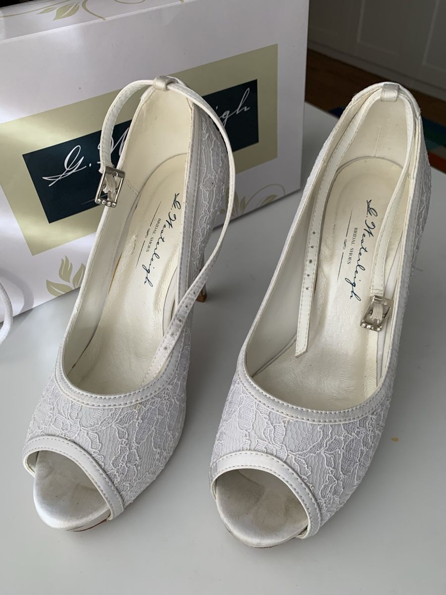 Scarpe da donna: Brautschuhe G. Westerleigh Gr. 37 – Usato da Wabern venduto da sonicblind