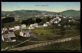 Stein /Appenzell, Dorfansicht mit Kirche
