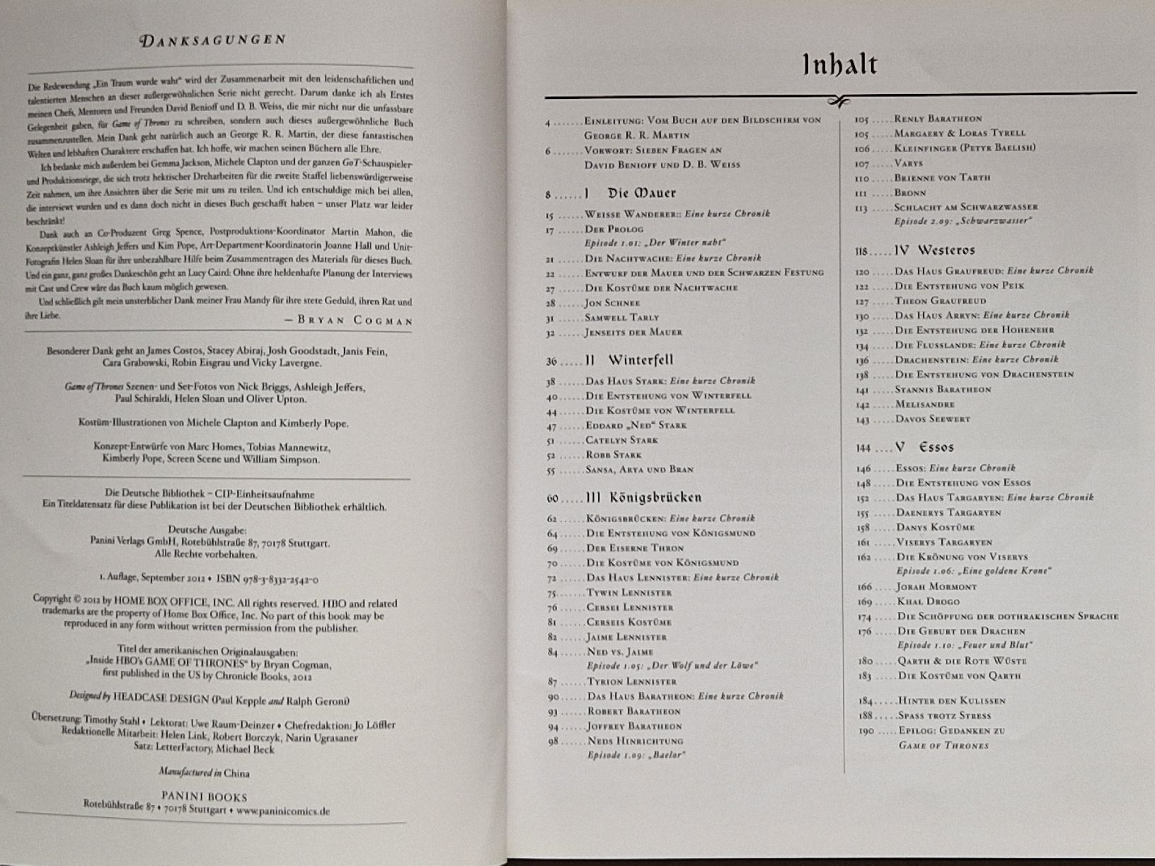 Libri: Game of Thrones: Hinter den Kulissen - Buch – Usato da Lyss venduto da pksuny 2