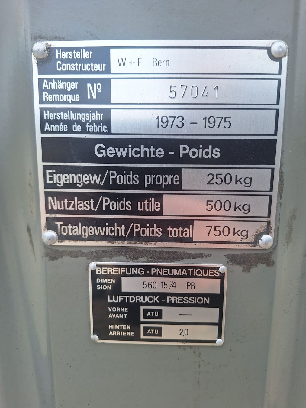 Rimorchi: Remorque PC avec carte grise – Usato da Nods venduto da Lr27 5