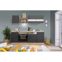 095 Küchenzeile Singleküche 220cm E/SO/G - Küche Einbauküche