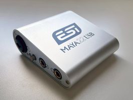 ESI MAYA22 USB Audio Interface 24-bit – komplett Top Zustand