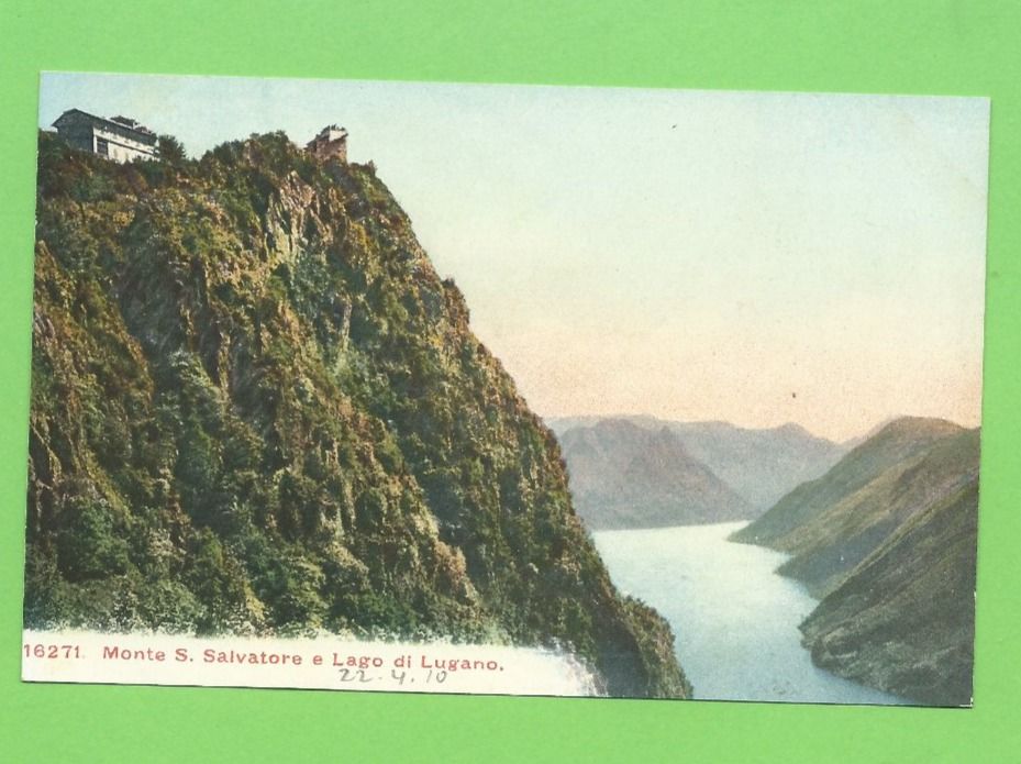 Cartoline postali: Monte S. Salvatore e Lago di Lugano – Nuovo (secondo la descrizione) da Zürich venduto da t24_de