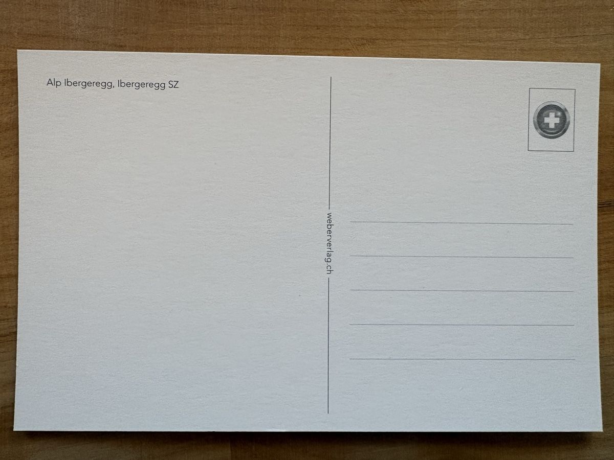 Cartoline postali: AK von Alp Ibergeregg – Nuovo (secondo la descrizione) da Rümlang venduto da Kartenpost1 1