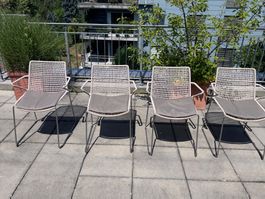 4x hochwertige Gartenstühle "Slope" von Weisshäupl!