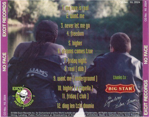 CDs: BRUCE BAPS "NO FACE" (CH/1994) – D'occasion à Gelterkinden par Tri-Tra-Trallala 2