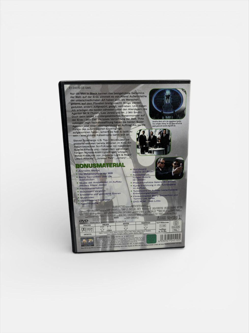 Tutti i DVDs: MIB - MEN IN BLACK - MR. JONES & MR. SMITH – Usato da Rickenbach SO venduto da steinerhome 1