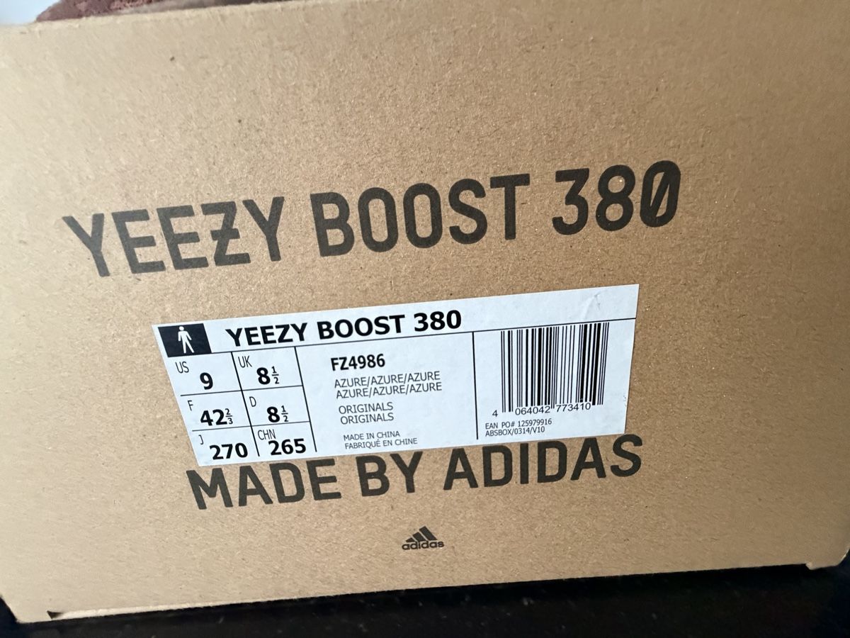 Adidas Scarpe da uomo: Adidas Yeezy Boost 380 Azure - Size 42 2/3 – Usato da Langenthal venduto da SBKK98 5