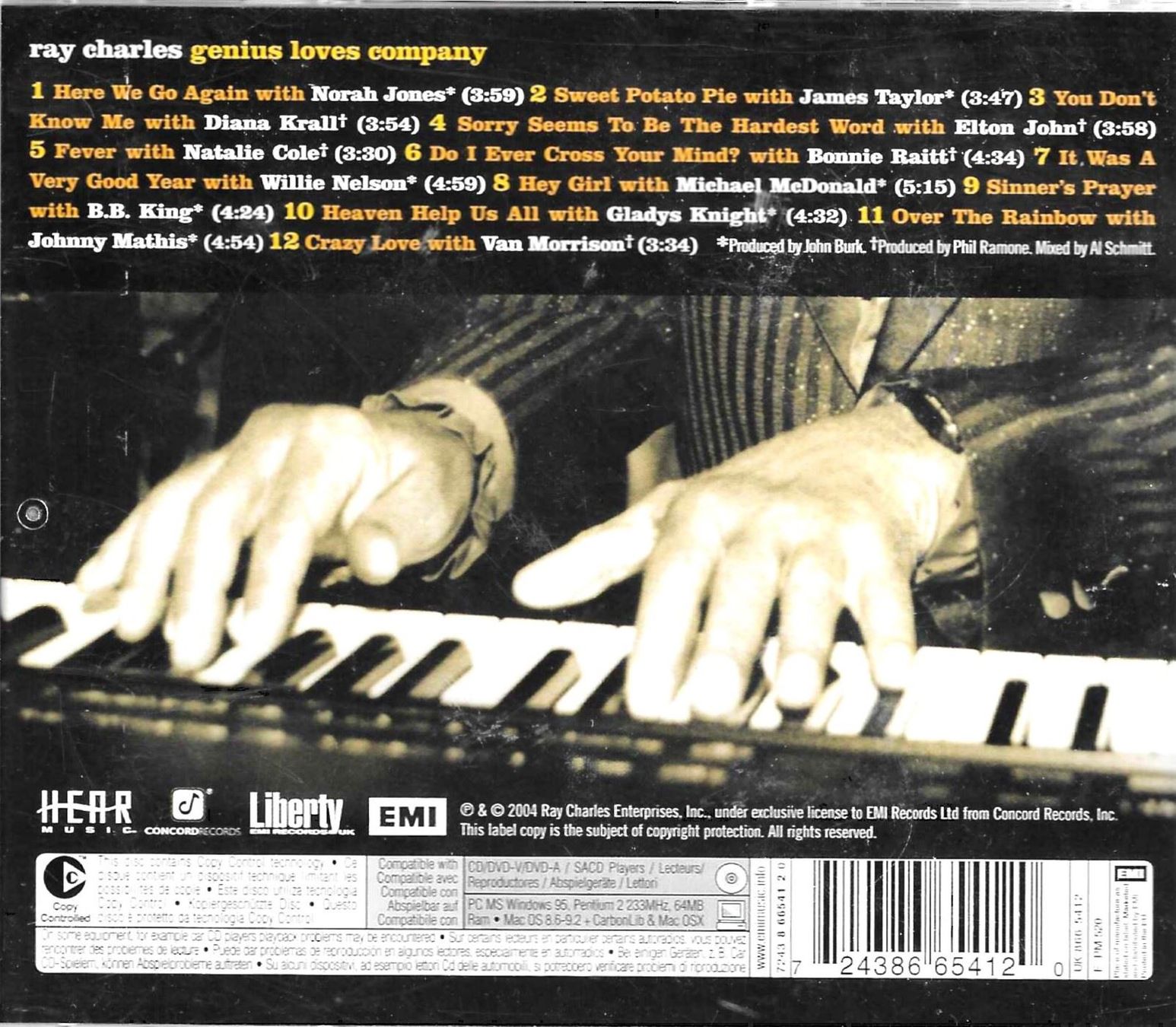 CD: Ray Charles - Genius Loves Company – Usato da Savagnier venduto da Ne2065 1
