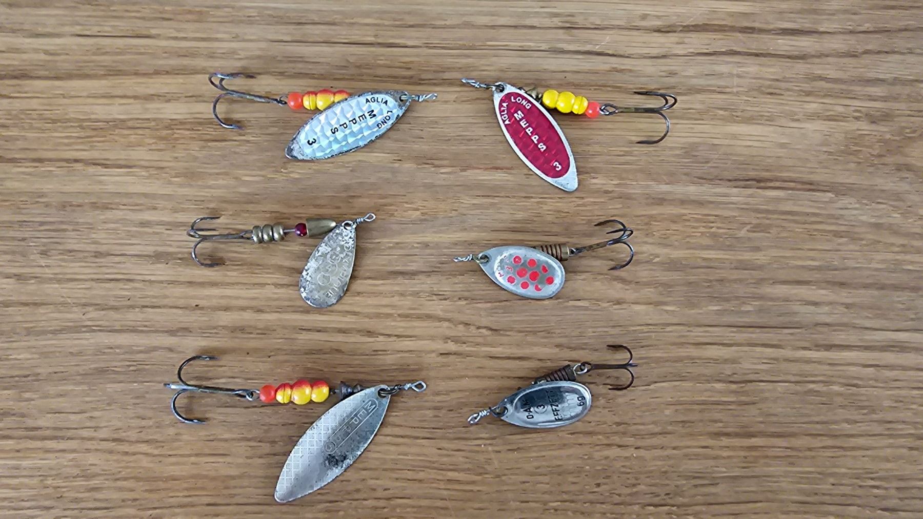 Köder: Angelköder Köder Löffeli Spinner Set 6 Stück – Gebraucht aus Abtwil SG von  1