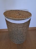 Wäschekorb Weide mit Stoffeinsatz