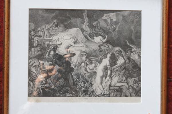 Incisioni: Sardanapale - nach Eugène Delacroix – Usato da Geroldswil venduto da ARTEFACTO 1
