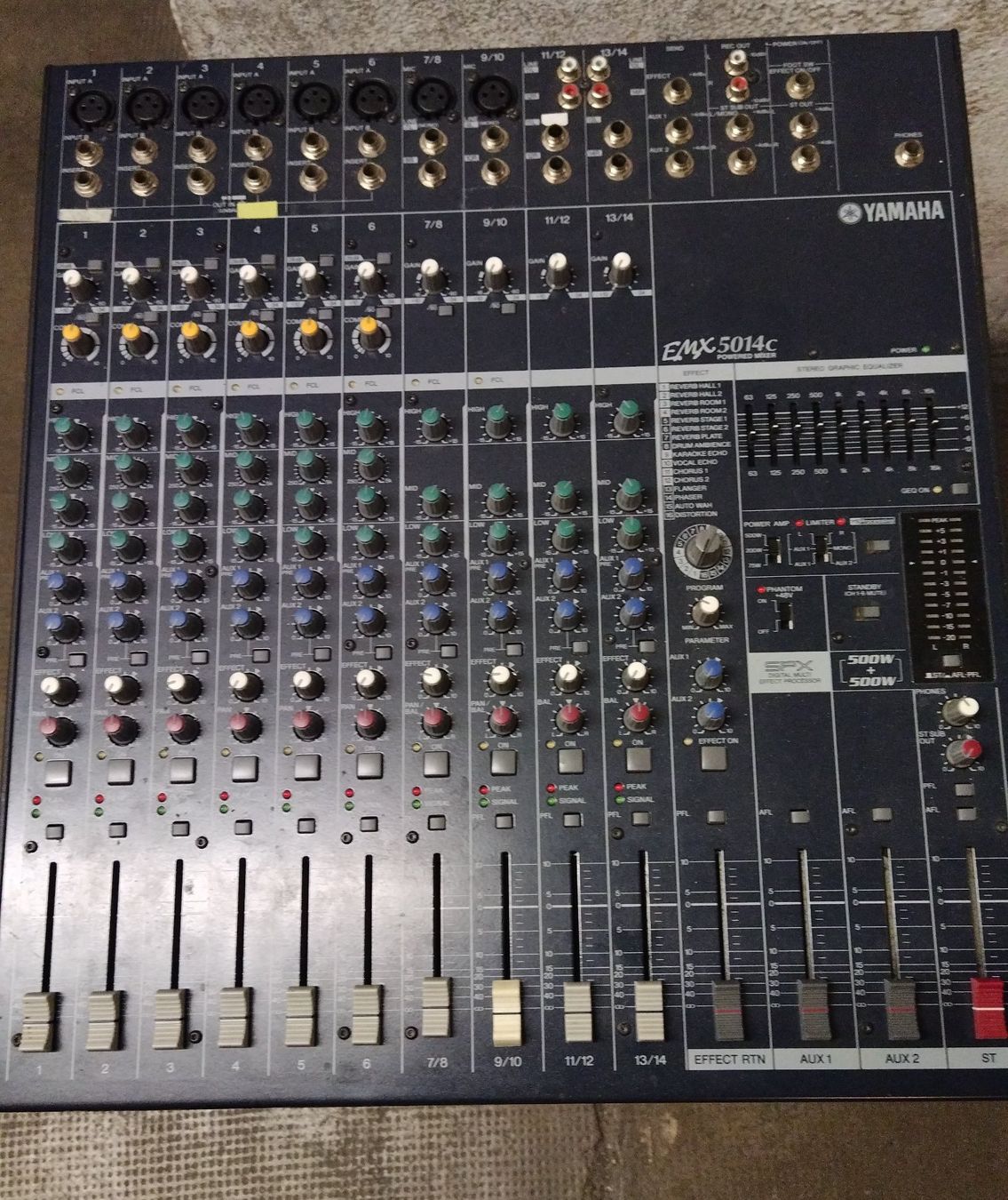 Yamaha Console di mixaggio: Table amplifié Yamaha EMX5014c – Usato da Vevey venduto da Djporradao