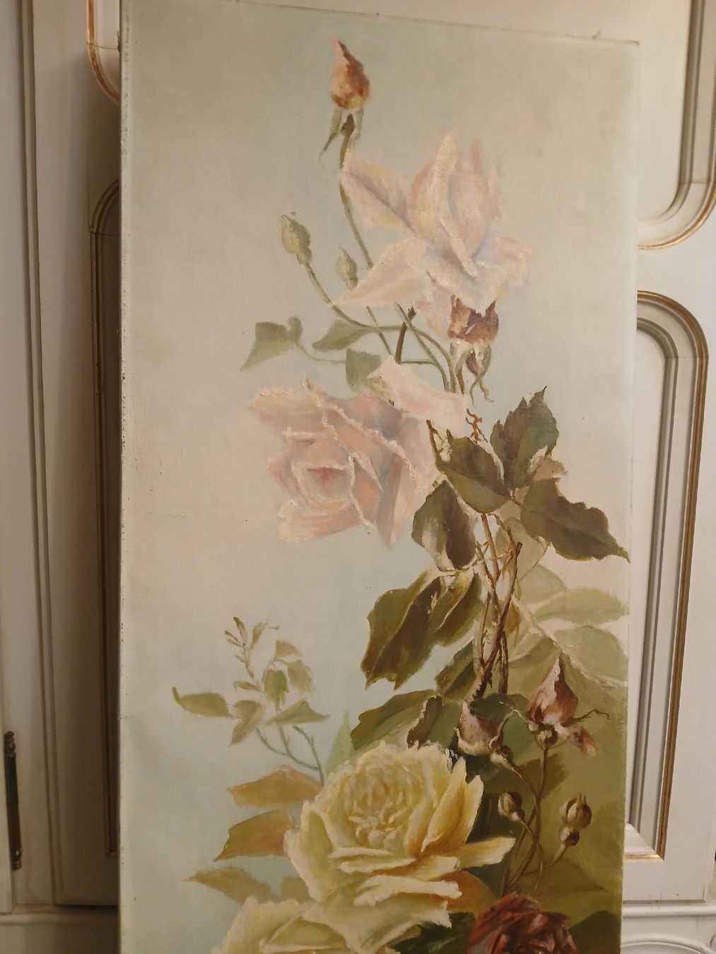 Dipinti: Ancien tableau aux Roses – Usato da Corcelles-Payerne venduto da evalyne 1