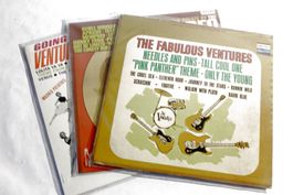 3x THE VENTURES, 12", 33 RPM, gute Pressungen der Zeit