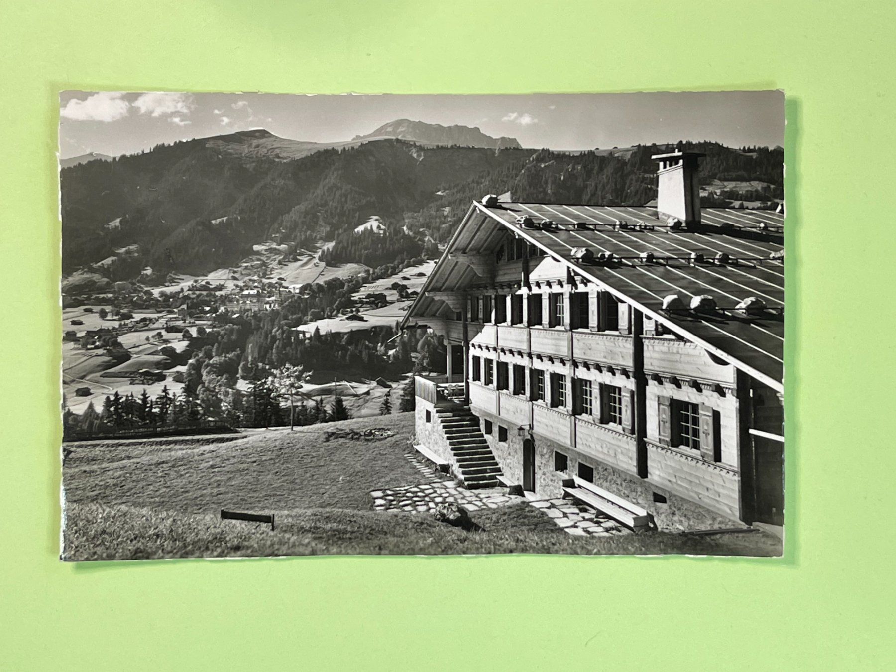 Ansichtskarten: Chalet des Eclaireuses - Adelboden – Gebraucht aus Steg VS von _vinci_