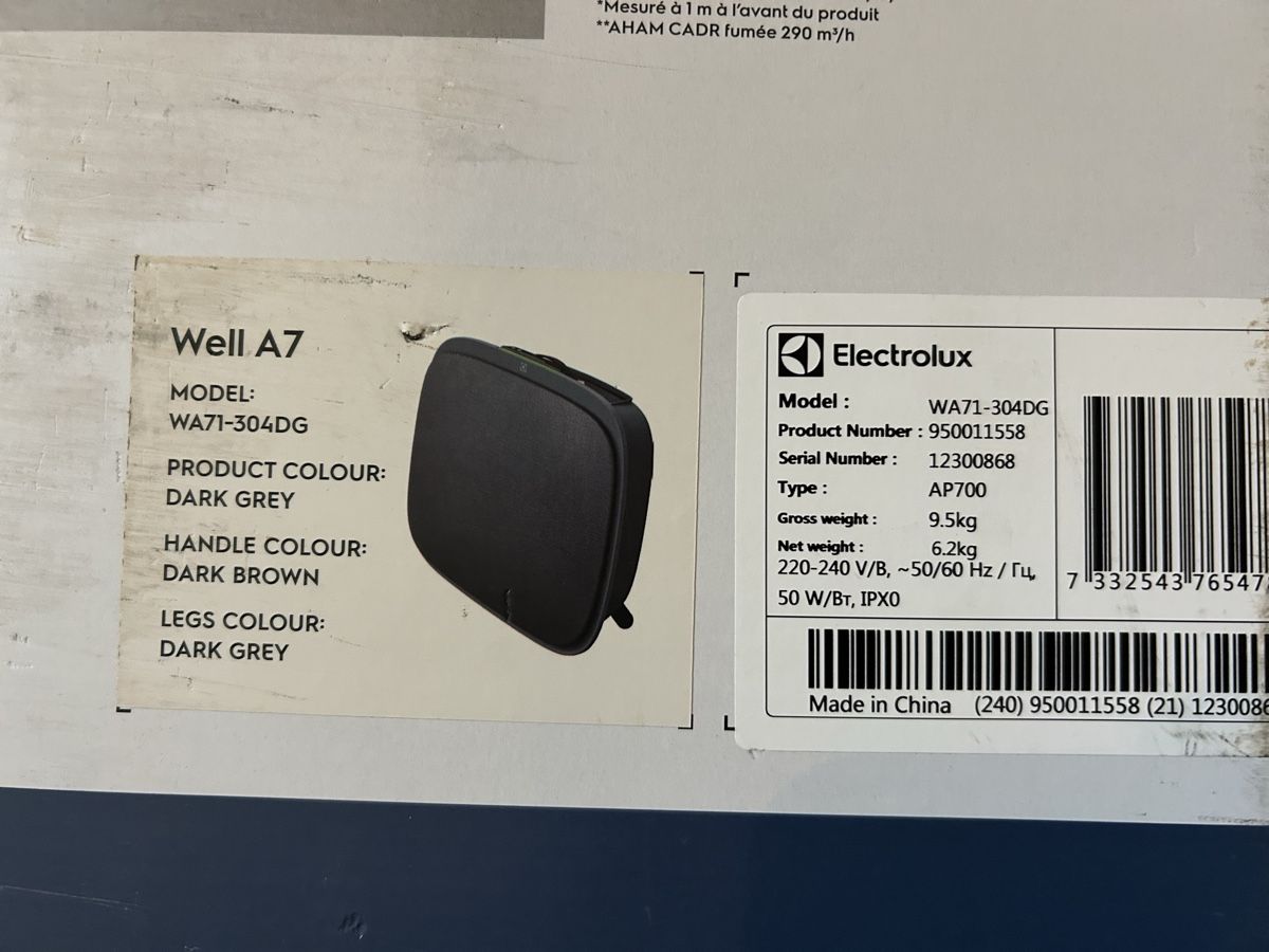 Electrolux Purificatori d'aria: Electrolux WA71-304DG Luftreiniger – Nuovo e nell'imballaggio originale da Frauenfeld venduto da berk39 8