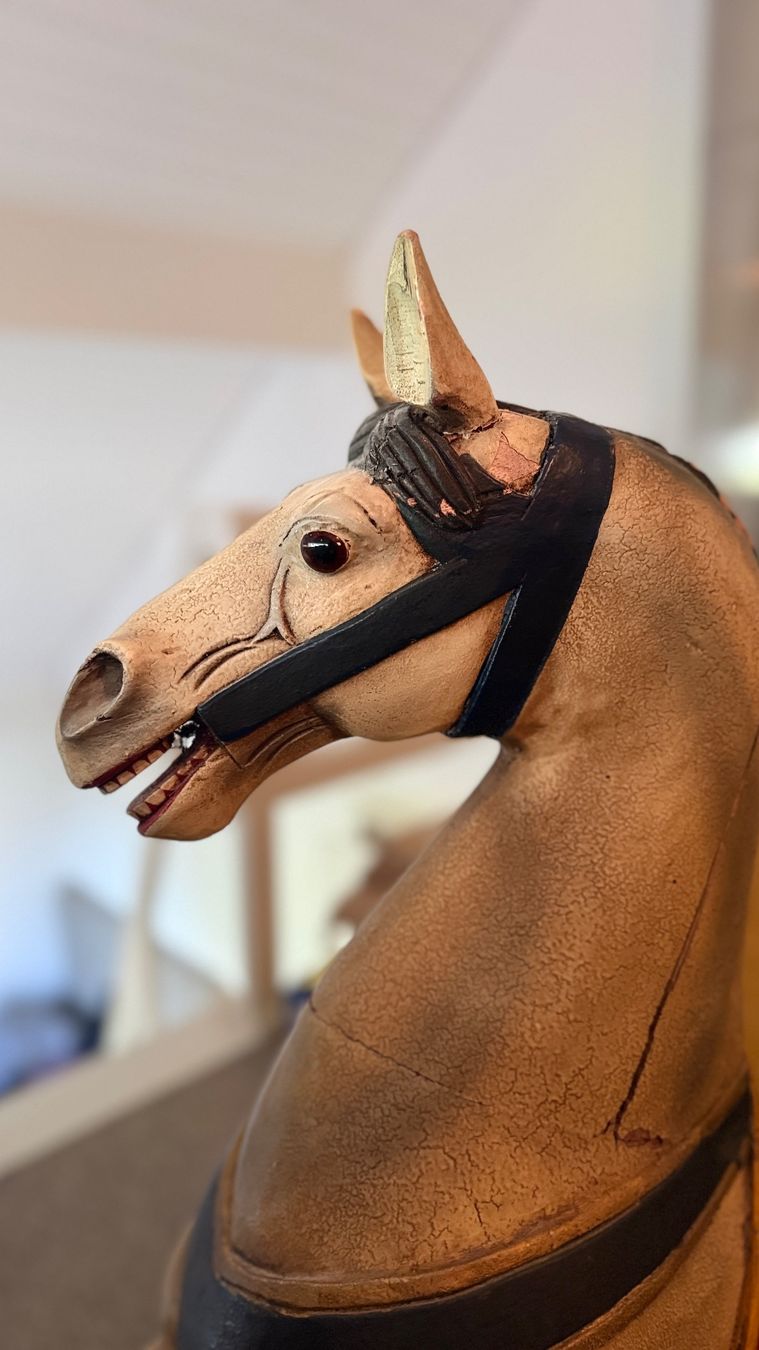 Skulpturen & Statuen: Cheval de manège – Gebraucht aus La rippe von 51ricard 2