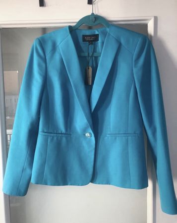 AllSaints Blue Blazer Jacket Size UK10 EU38 NEW With Tags