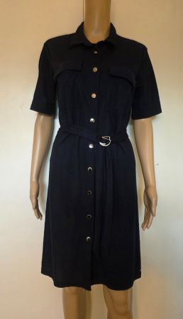 Broadway Kleid - Dunkelblau, Grösse S - Sommerlich!