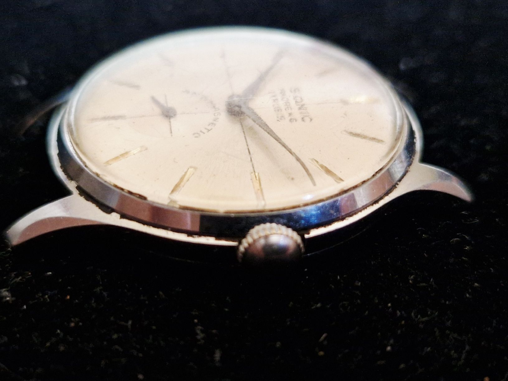 Sonic Uhren: Montre vintage SONIC 17 Rubis - Antimagnetic - défectueuse  – Defekt aus Undervelier von Tufitufi7 1