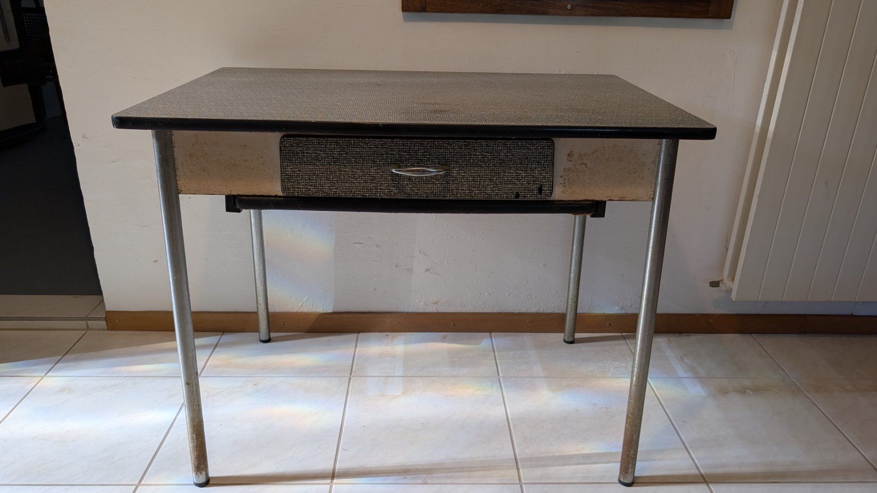 Tische: Vintage SIMPLEX SEDIA Küchen Tisch (Kelko) – Gebraucht aus Kastanienbaum von kr.arch 1