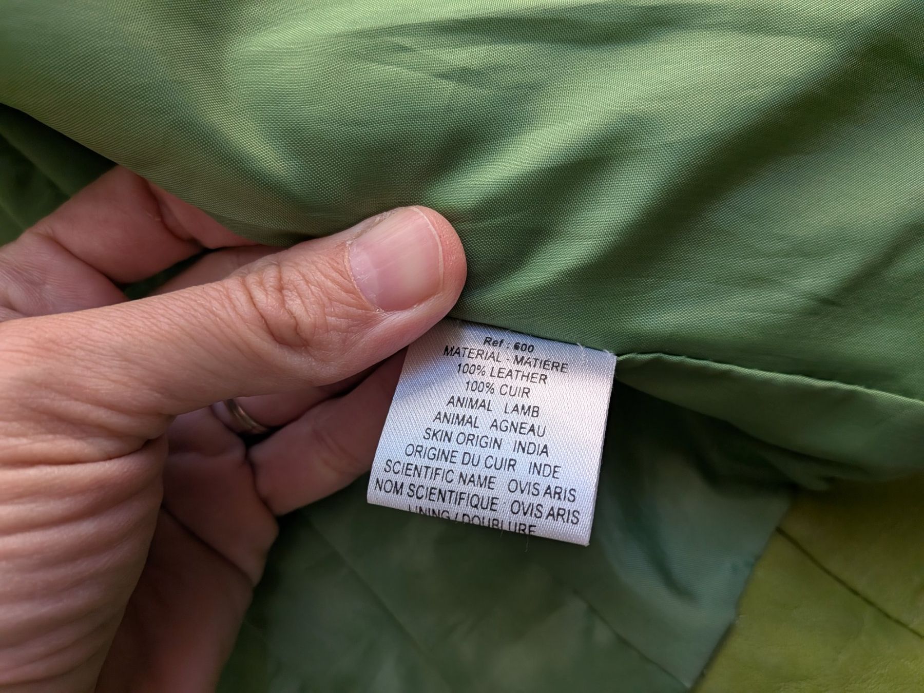 Giacche: Wunderschöne, grüne Carven Lederjacke – Usato da Zürich venduto da vdenisa1 2