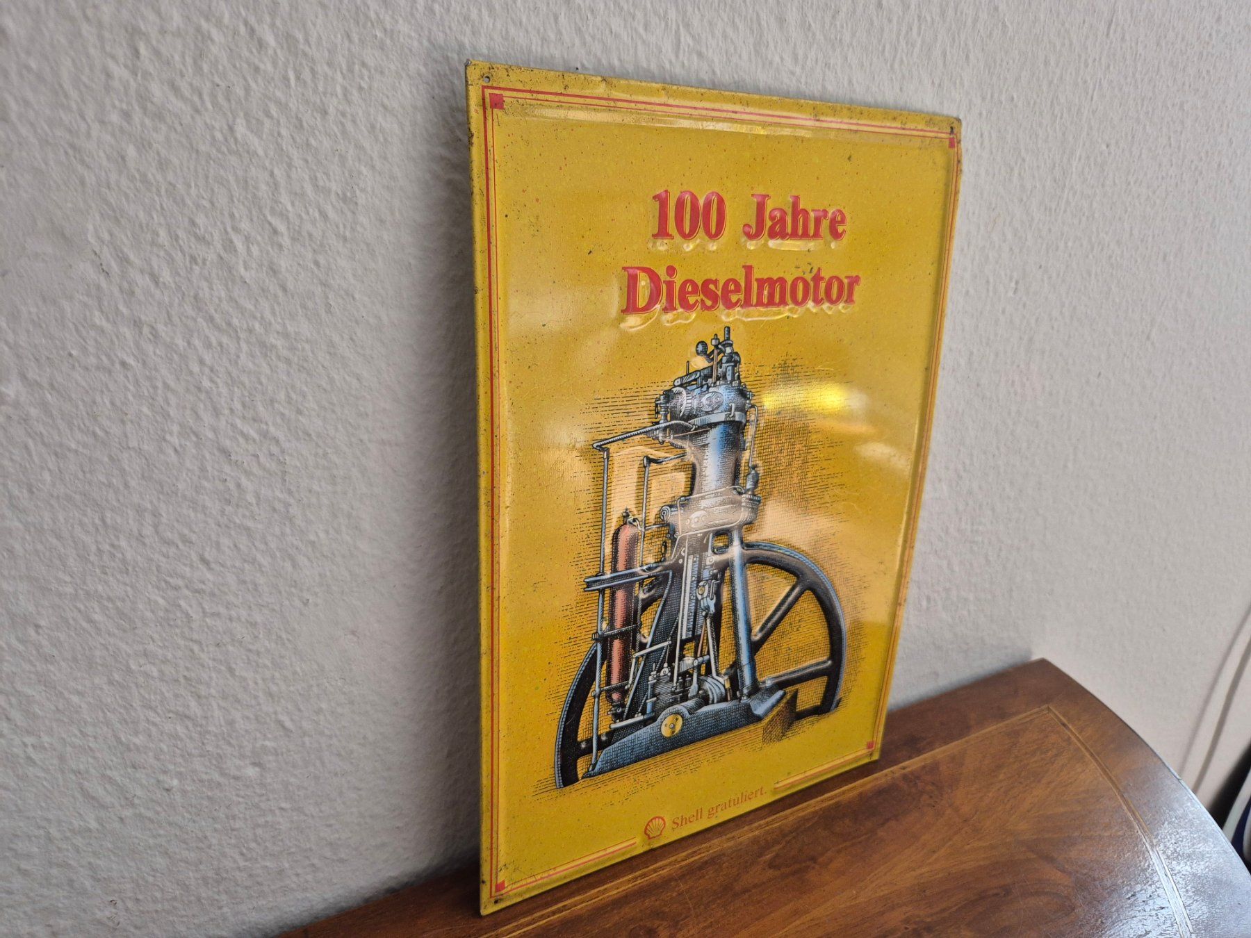 Shell Insegne: Blechschild Shell Tanksäule Dieselmotor Limitiert 1992 Blech – Usato da Neuhausen venduto da rraayy 5