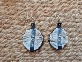 Boucles d'oreilles originales, faites à la main, été ☀️💎