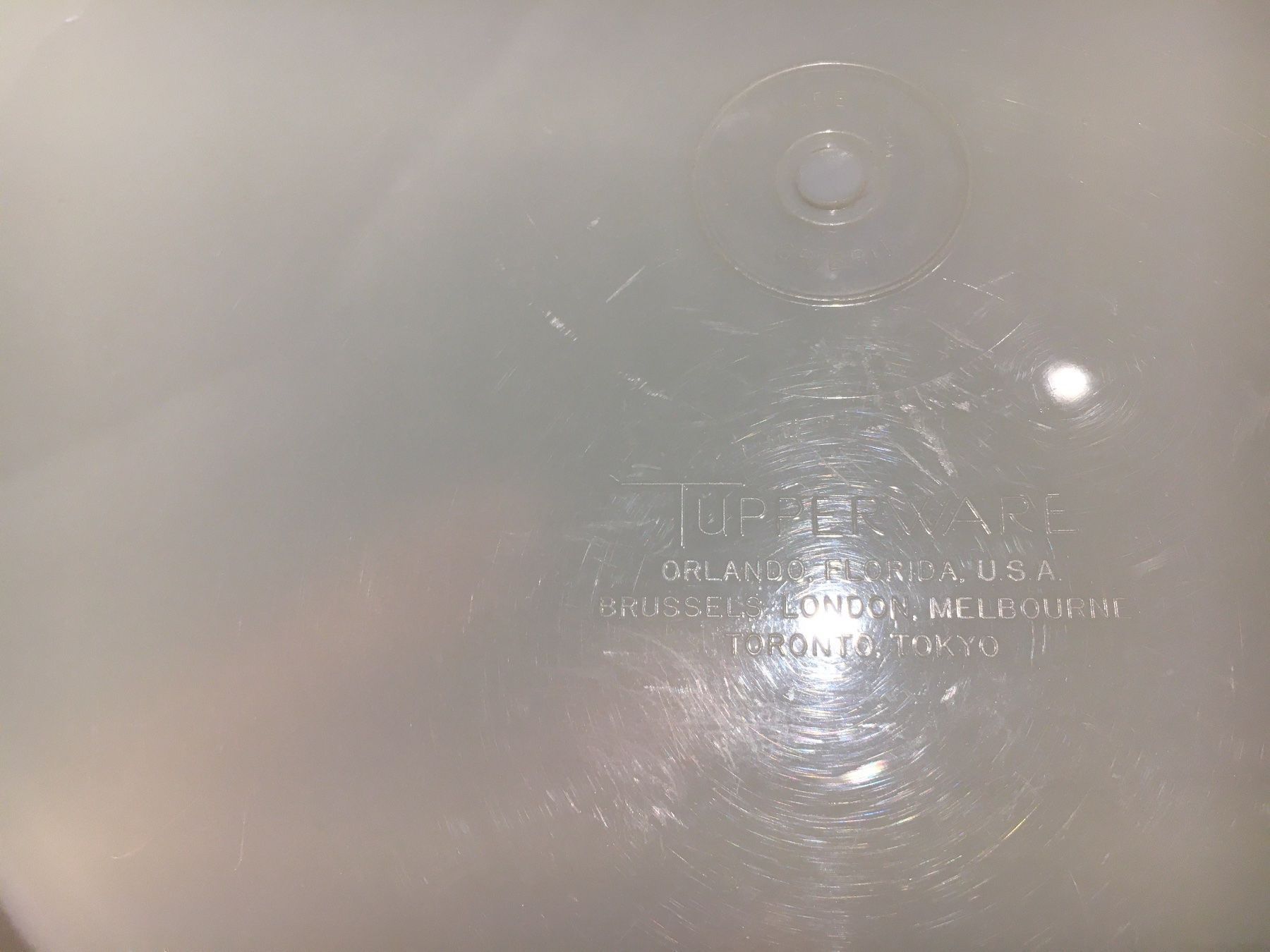 Tupperware Servierplatten: Tupperware - Jel-N-Serve, weiss, 19 cm – Gebraucht aus Luzern von Jiggy_8898 4