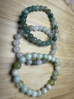 3 Edelstein Armbänder Perlen Set verschiedene Farben NEU
