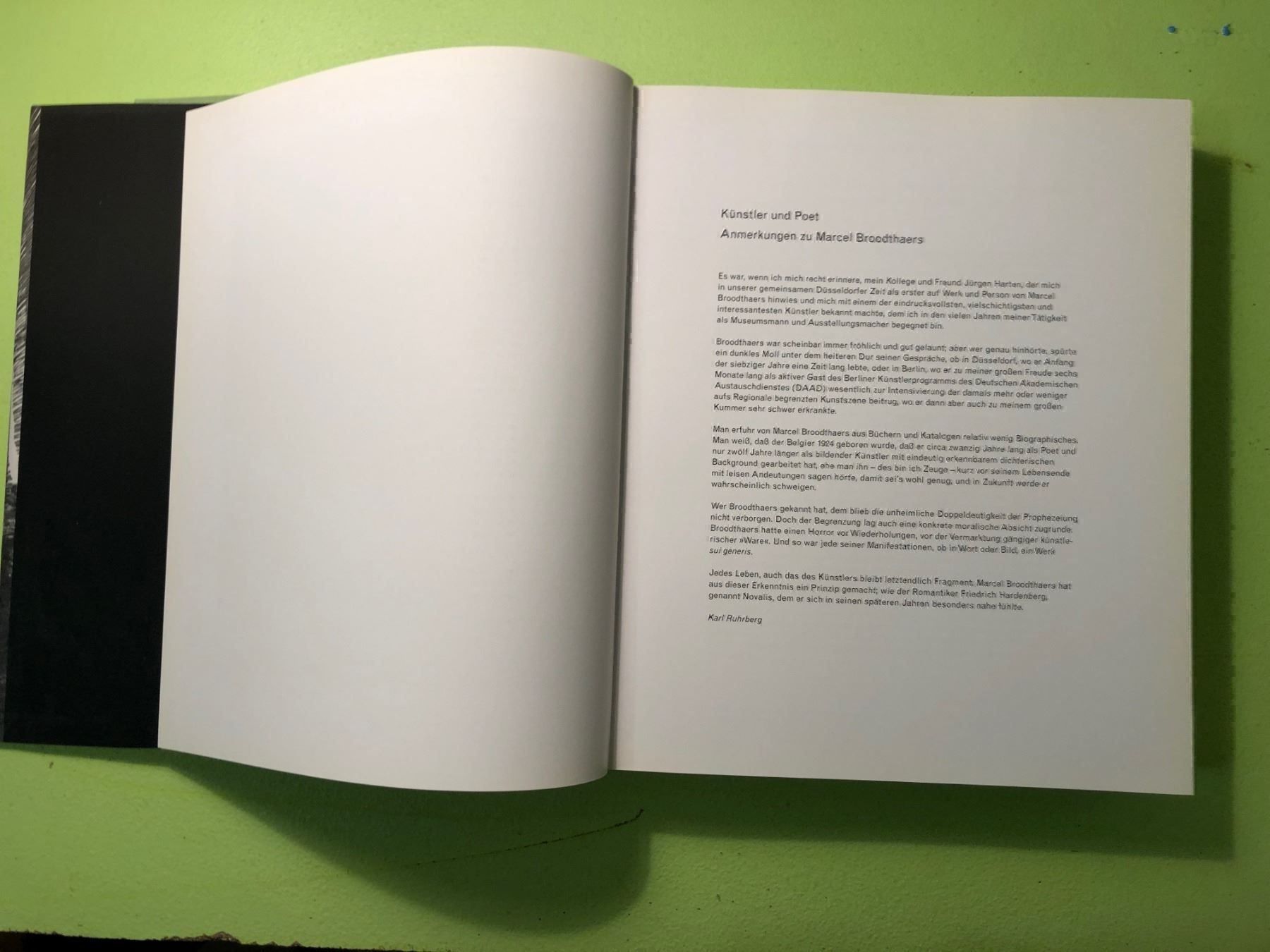Libri: Marcel Broodthaers: Texte et Photos – Usato da Zürich venduto da allp 3