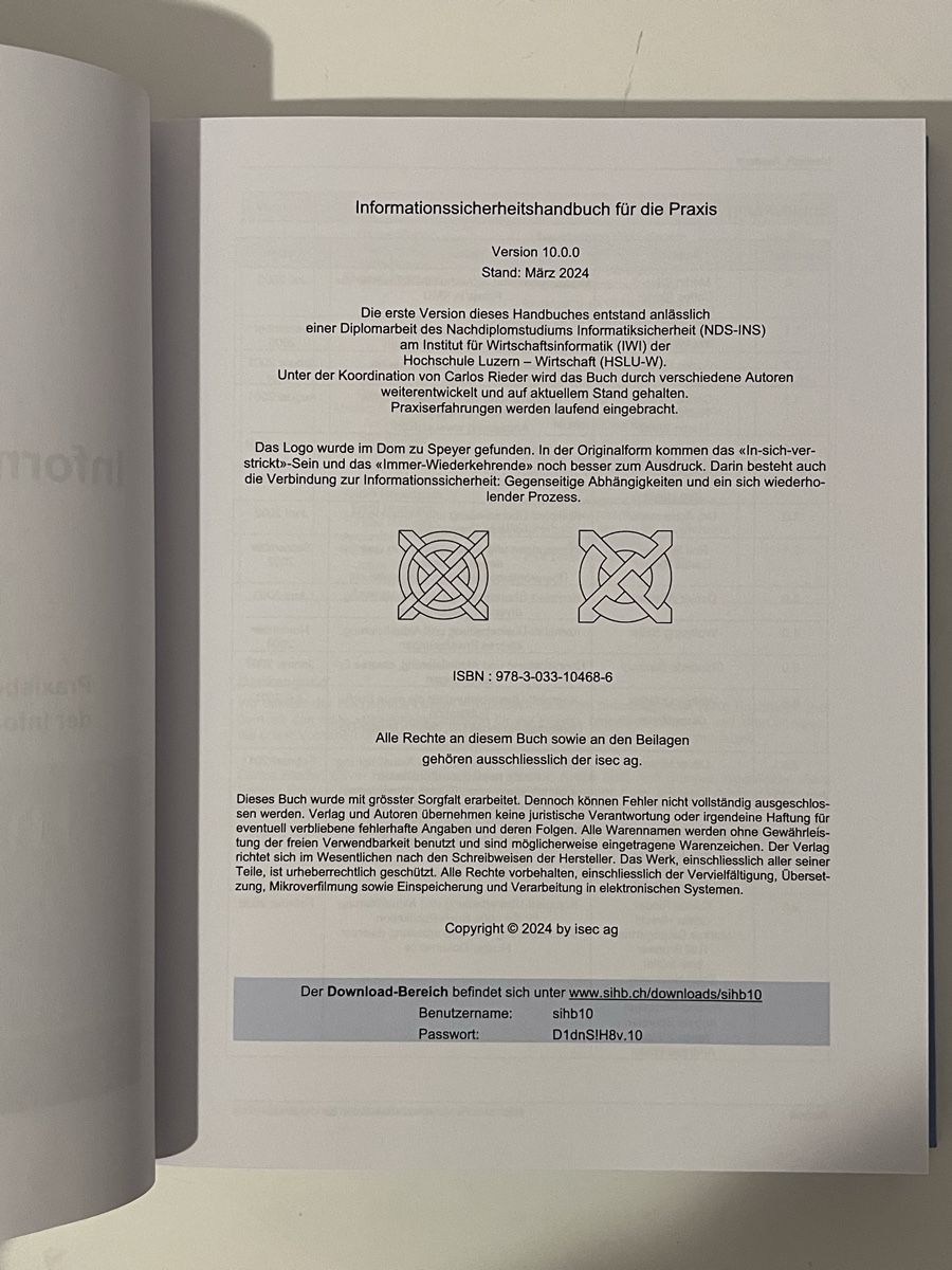 Libri: ICT-Rechtskonformität & Informationssicherheitshandbuch HSLU – Nuovo (secondo la descrizione) da Zürich venduto da vintage_for_you 5
