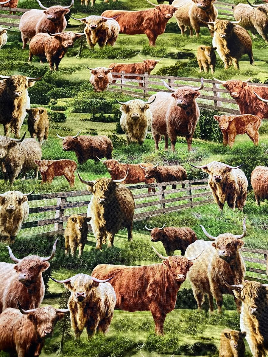 Stoffe: Patchworkstoffe Kühe – Neu (gemäss Beschreibung) aus Seuzach von KreativmitStoff