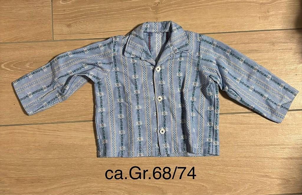 Camicie, Top & T-shirt: Edelweisshemd gr 68/74 – Usato da Grosswangen venduto da apolloM