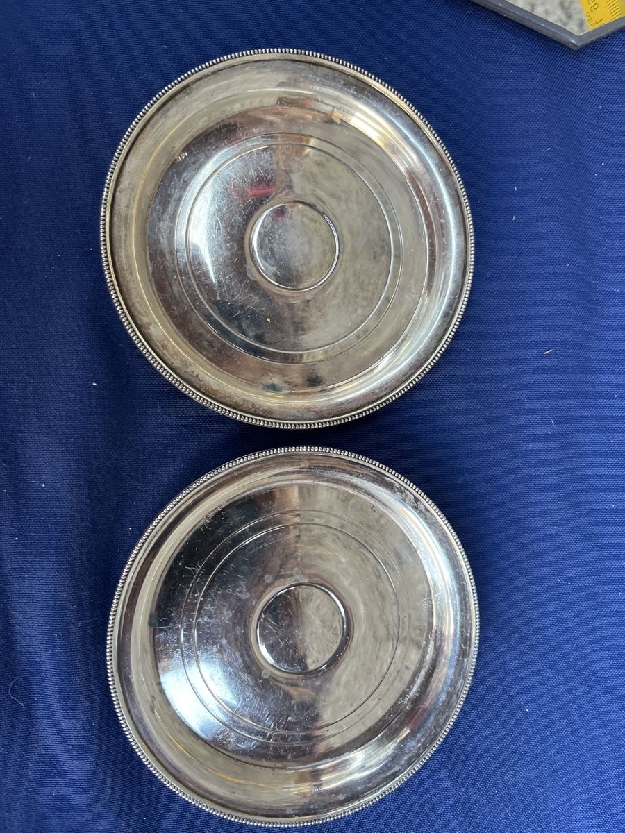 Dessous de verre: 2 Silberne Untersetzer – D'occasion à Brienz BE par hey_z9vg